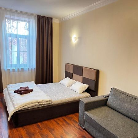 Aparthotel ריגה מראה חיצוני תמונה A bedroom in a hotel