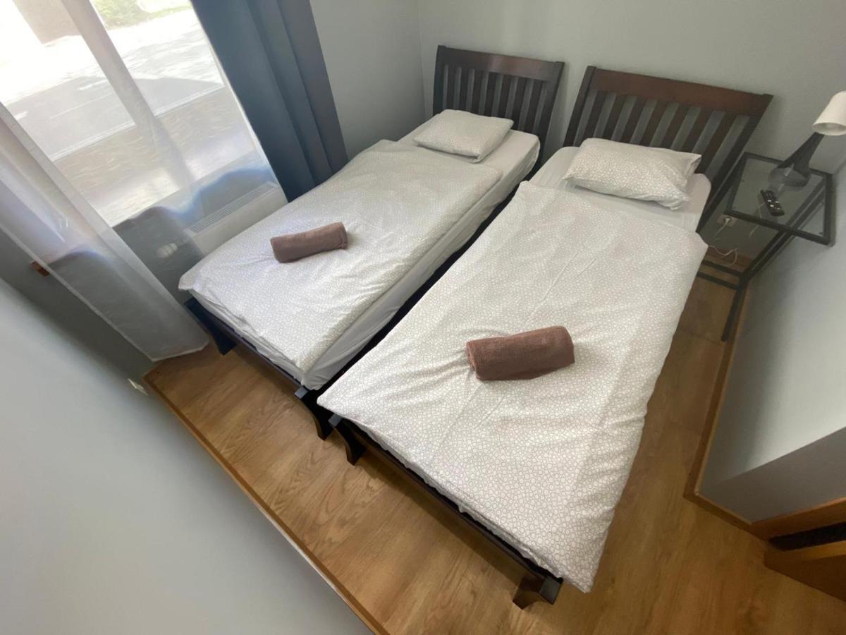 Aparthotel ריגה מראה חיצוני תמונה Two single beds
