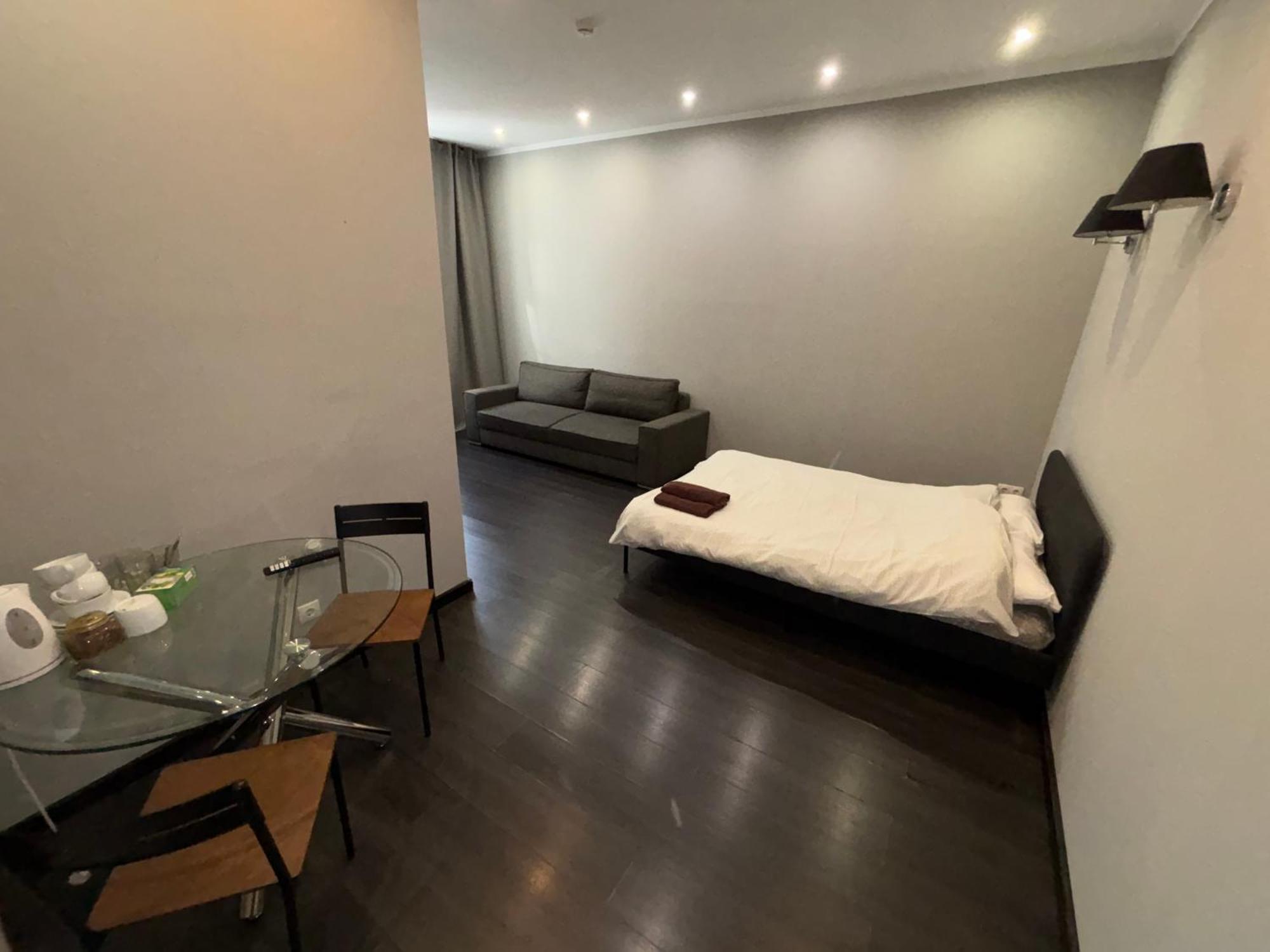 Aparthotel ריגה מראה חיצוני תמונה A room at the hotel